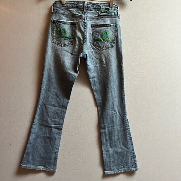 Seven 7 Jeans Flare Harmony denim Sz 26 - Picture 2 of 11
